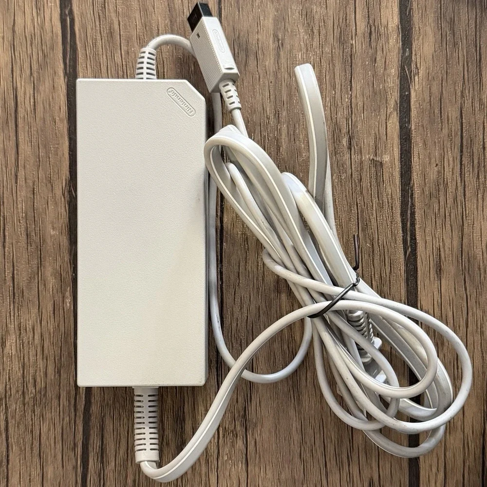 Authentic Nintendo Wii OEM Power Supply AC Adapter Cord RVL-002‎ USA -Tested-